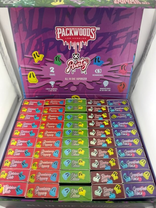 Packwoods x Runtz 2G V2 (Led screen) Cartridge - Image 2