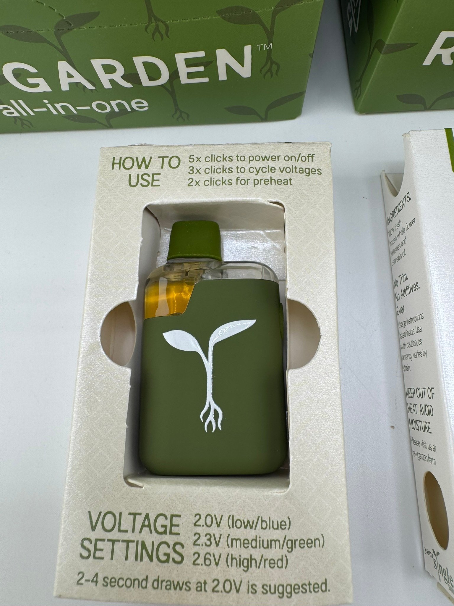 Raw Garden 2G Cartridge - Image 2